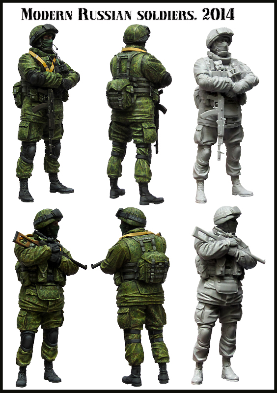 1/35 Resin Modern Russian 2 Drivers Soldiers Unpainted Unassembled F171 